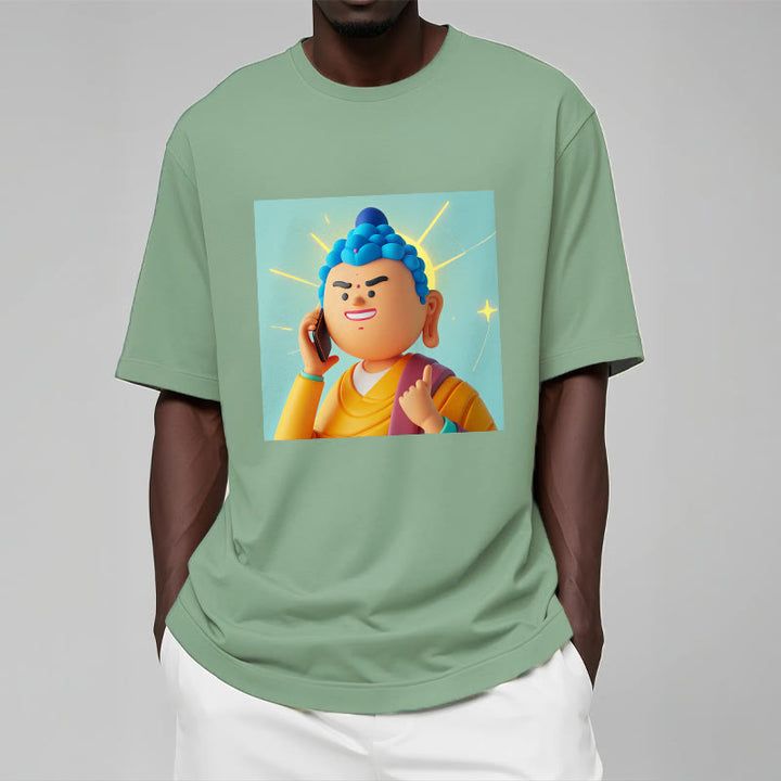 Camiseta de caricatura divertida de Buddha Stones - image 12
