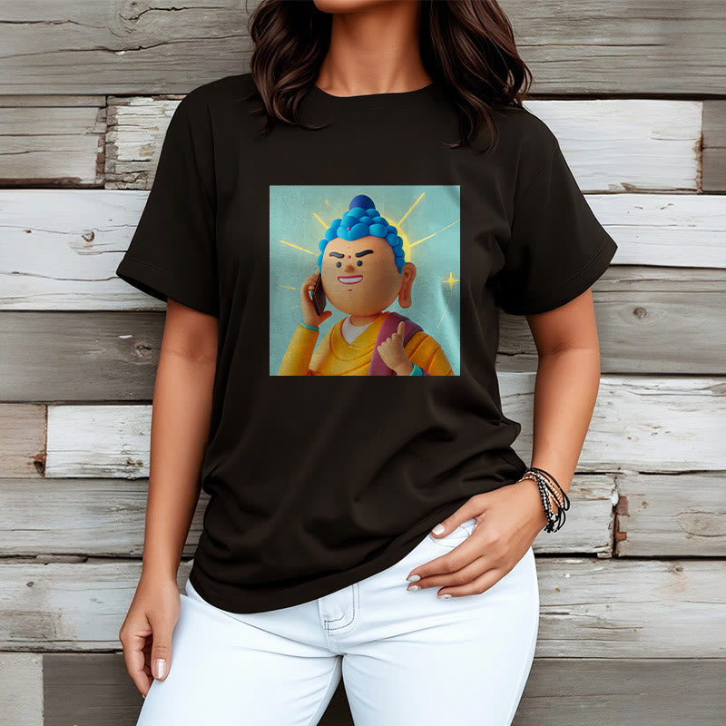 Camiseta de caricatura divertida de Buddha Stones - image 10