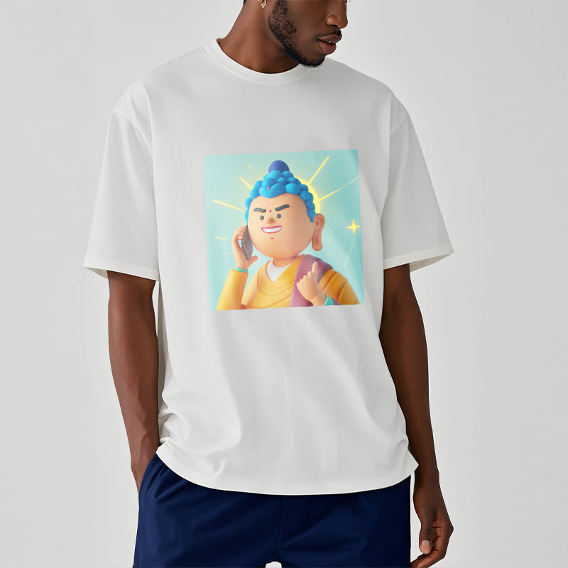 Camiseta de caricatura divertida de Buddha Stones - image 5