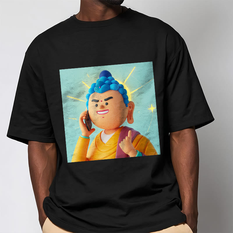 Camiseta de caricatura divertida de Buddha Stones - image 8