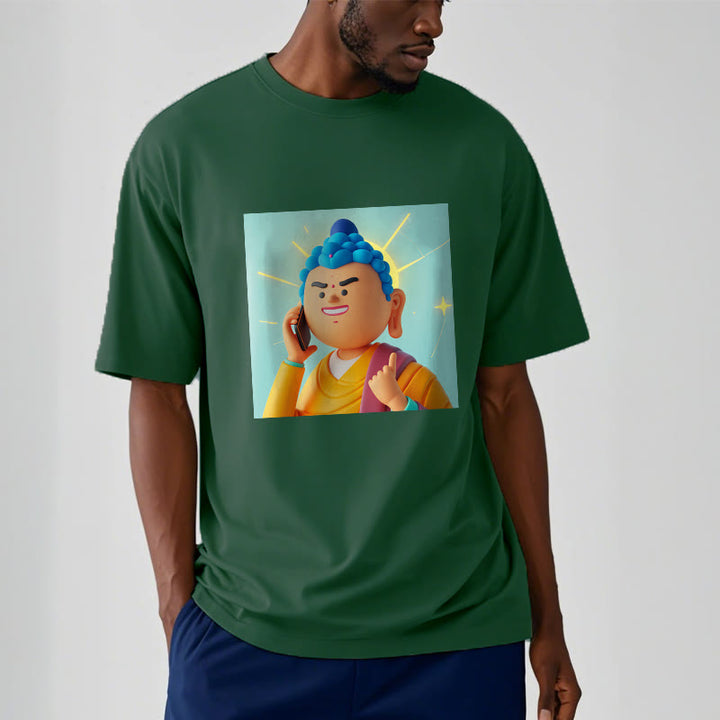 Camiseta de caricatura divertida de Buddha Stones - image 3