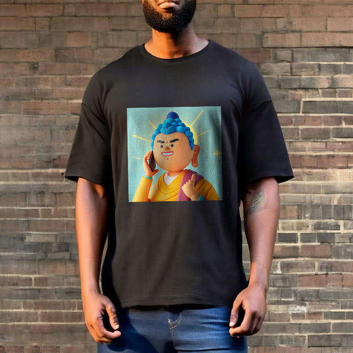 Camiseta de caricatura divertida de Buddha Stones - image 9