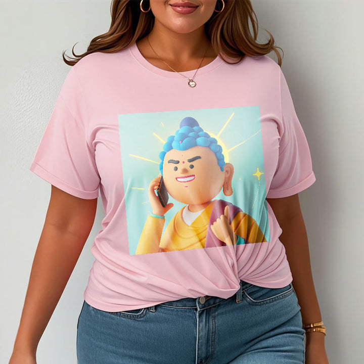Camiseta de caricatura divertida de Buddha Stones - image 18