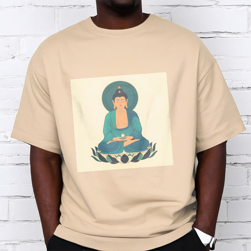 Buddha Stones Loto Meditación Buddha Camiseta T-shirt - image 2