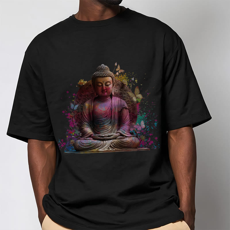 Camiseta de meditación con mariposa de Buddha Stones - image 7