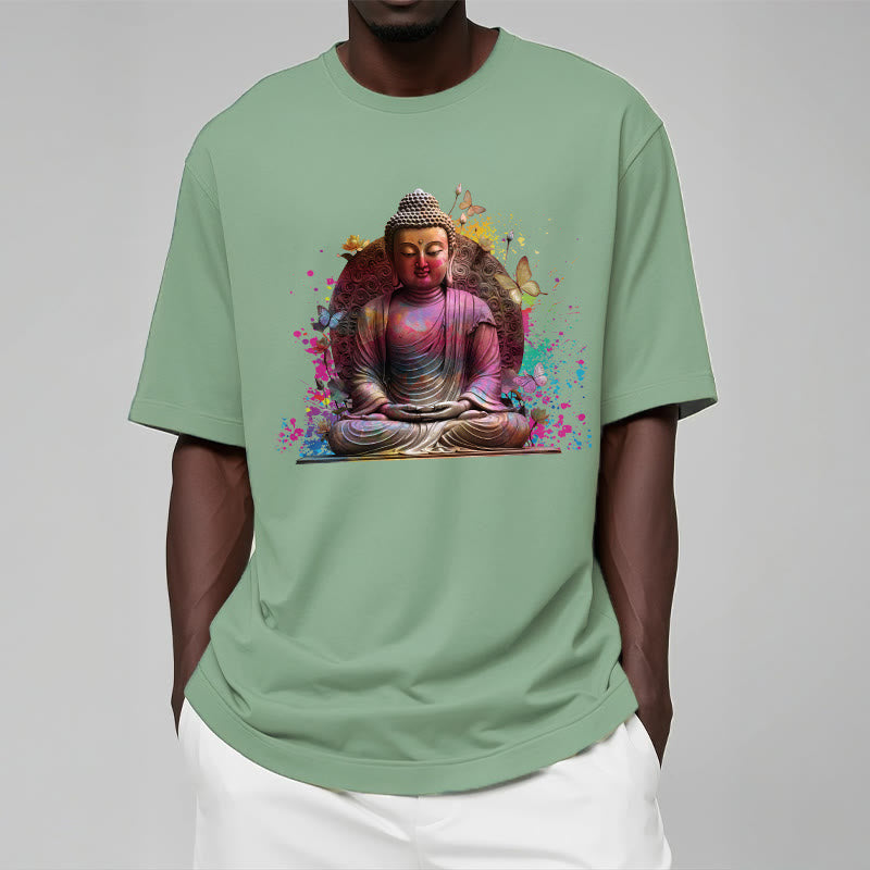 Camiseta de meditación con mariposa de Buddha Stones - image 15