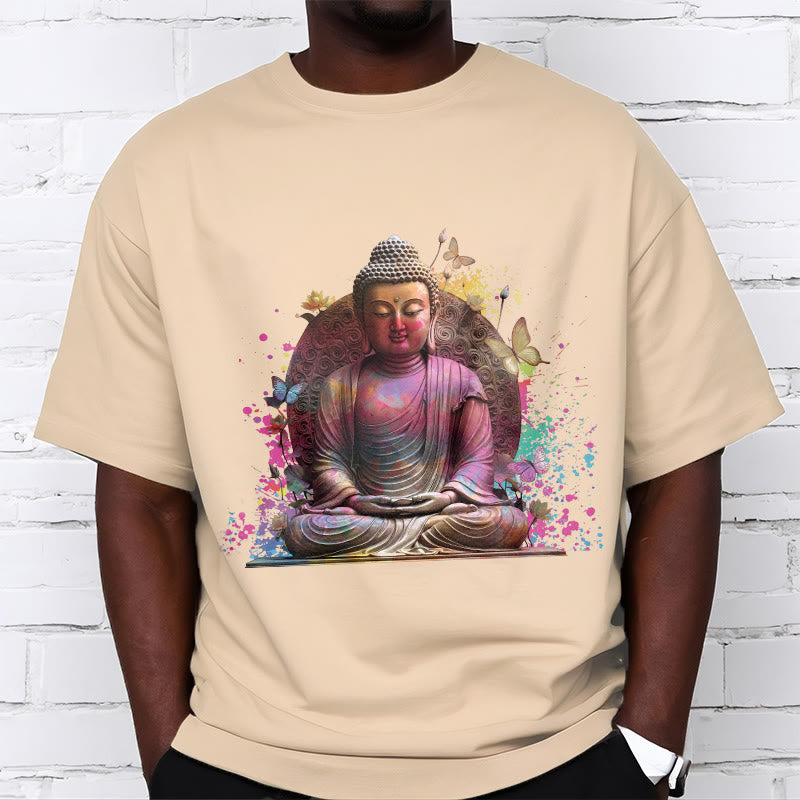 Camiseta de meditación con mariposa de Buddha Stones - image 2