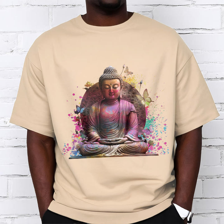 Camiseta de meditación con mariposa de Buddha Stones - image 2