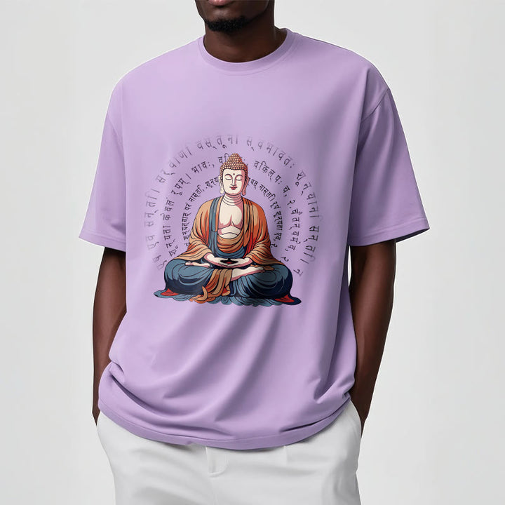 Buddha Stones Sánscrito Corazón Sutra La Forma No Es Otra Que Vacío Camiseta - image 18