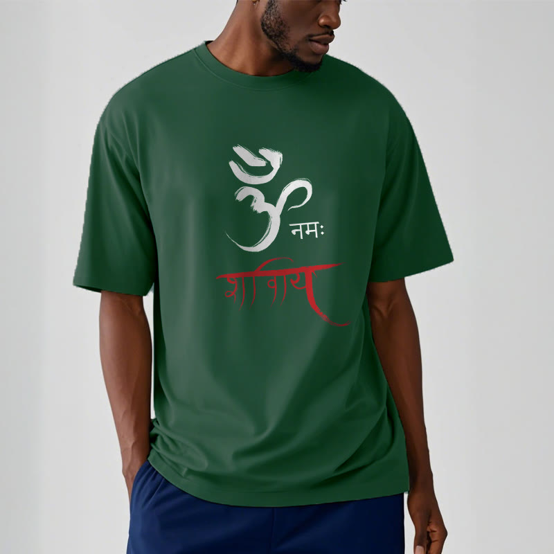 Buddha Stones OM NAMAH SHIVAYA Mantra Sánscrito Camiseta - image 12