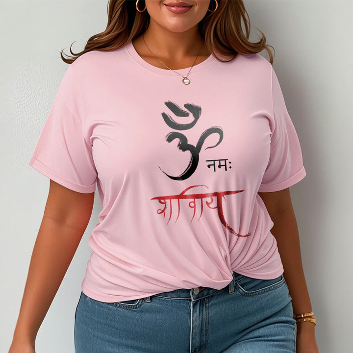 Buddha Stones OM NAMAH SHIVAYA Mantra Sánscrito Camiseta - image 14