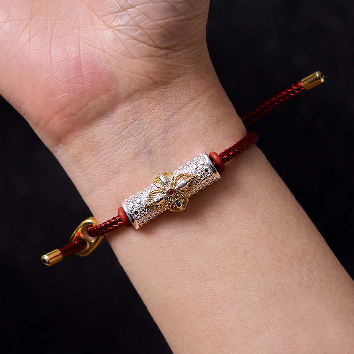 Pulsera de Cuerda Roja de Suerte de Cobre Buddha Stones