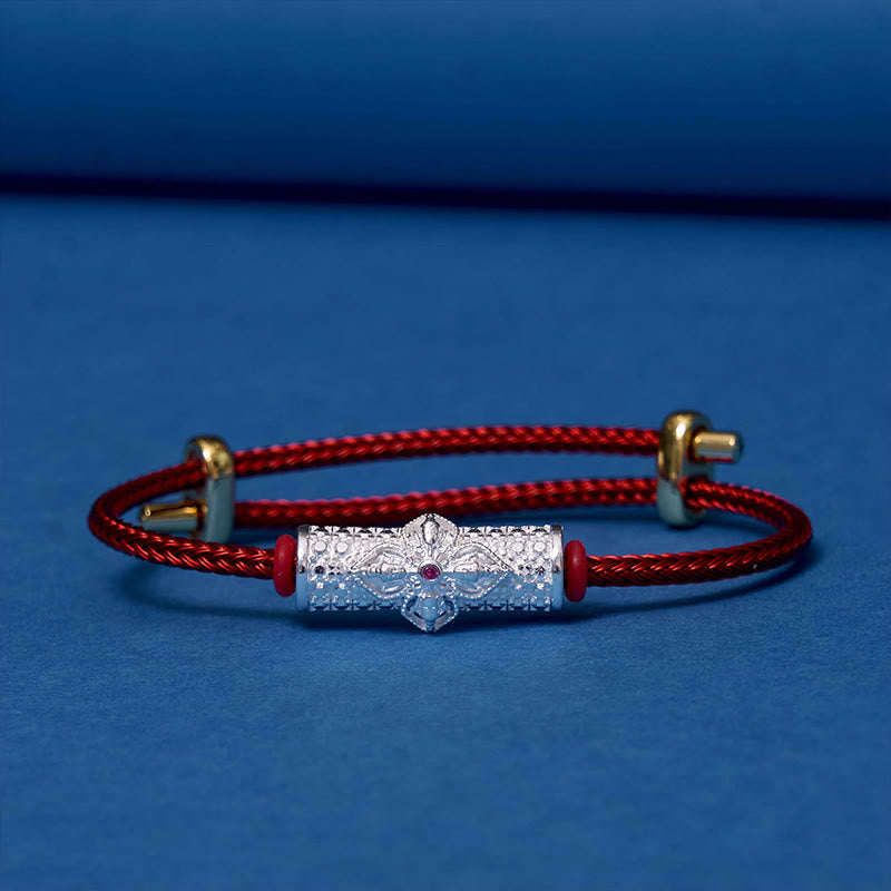 Pulsera de Cuerda Roja de Suerte de Cobre Buddha Stones