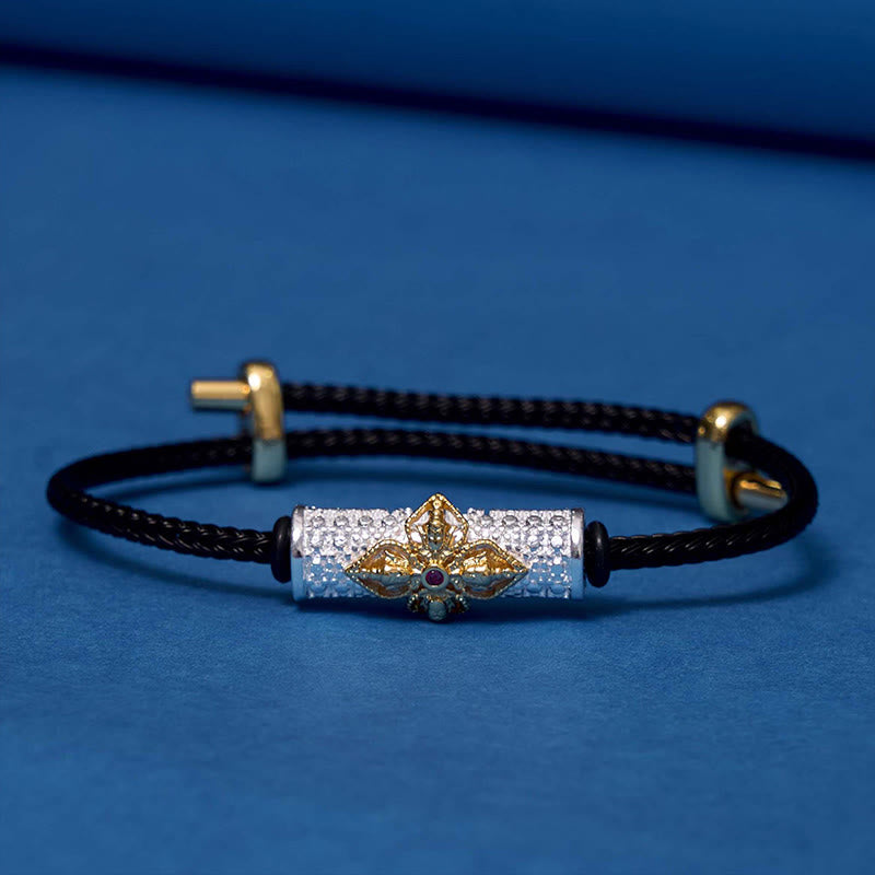 Pulsera de Cuerda Roja de Suerte de Cobre Buddha Stones