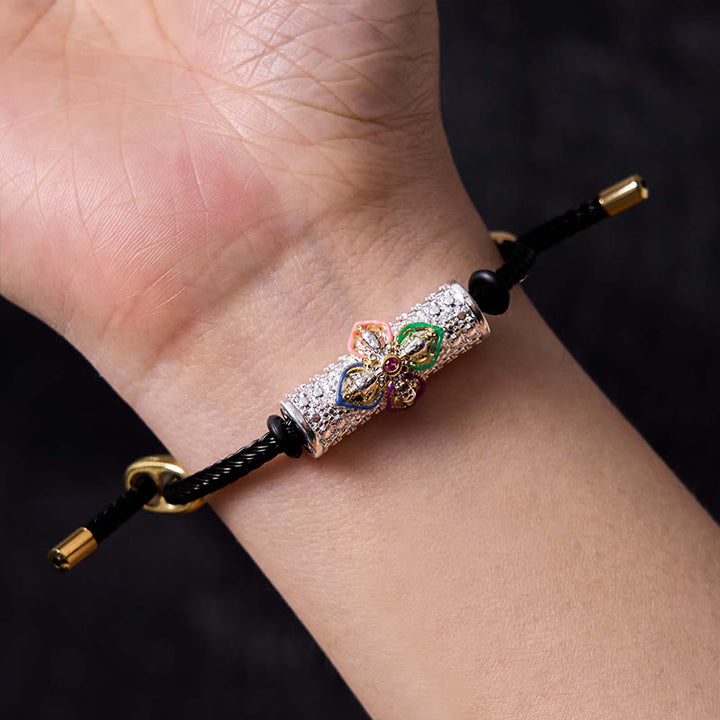 Pulsera de Cuerda Roja de Suerte de Cobre Buddha Stones