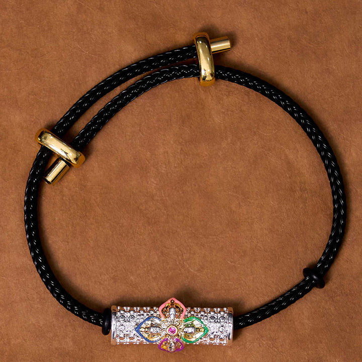 Pulsera de Cuerda Roja de Suerte de Cobre Buddha Stones