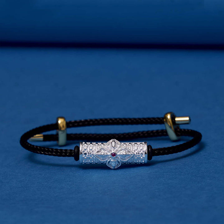 Pulsera de Cuerda Roja de Suerte de Cobre Buddha Stones