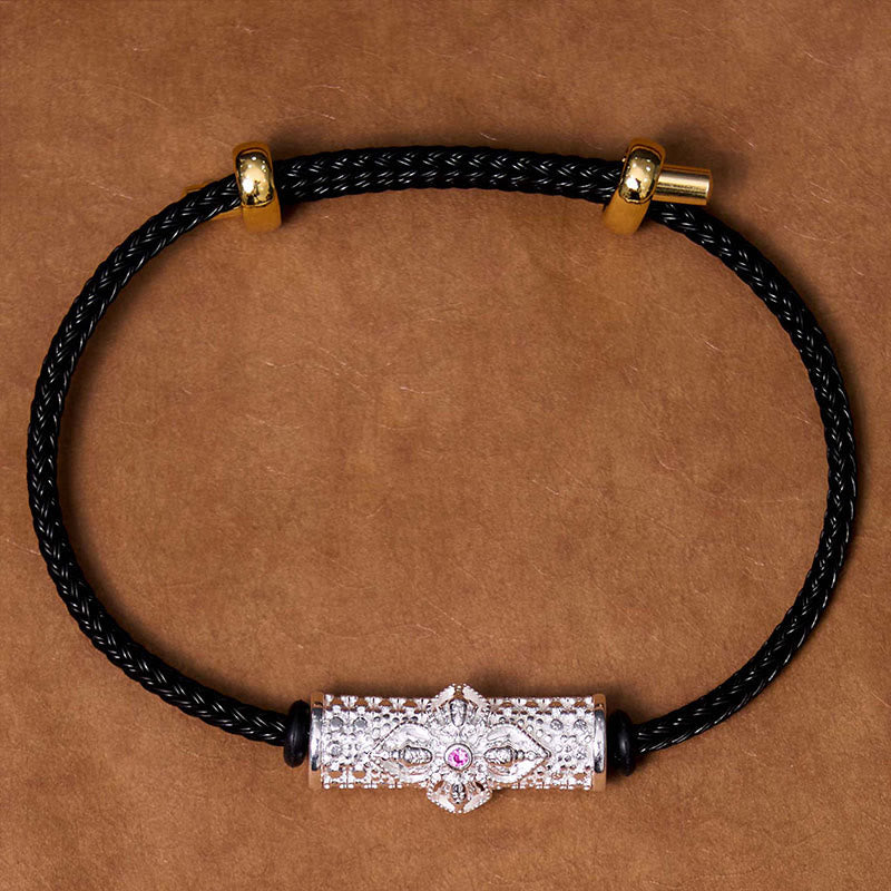 Pulsera de Cuerda Roja de Suerte de Cobre Buddha Stones