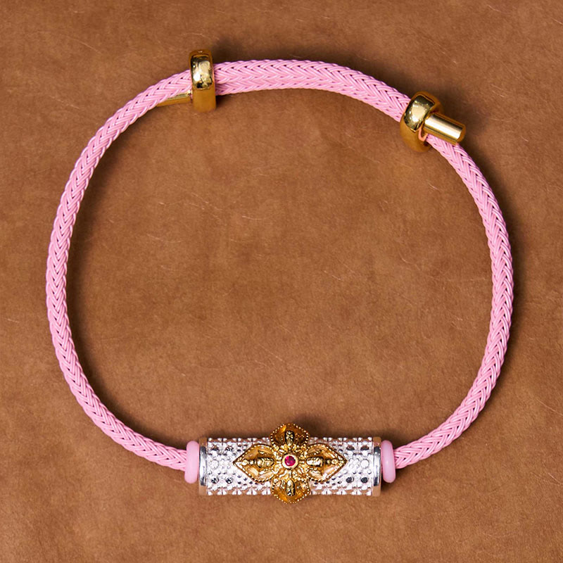 Pulsera de Cuerda Roja de Suerte de Cobre Buddha Stones