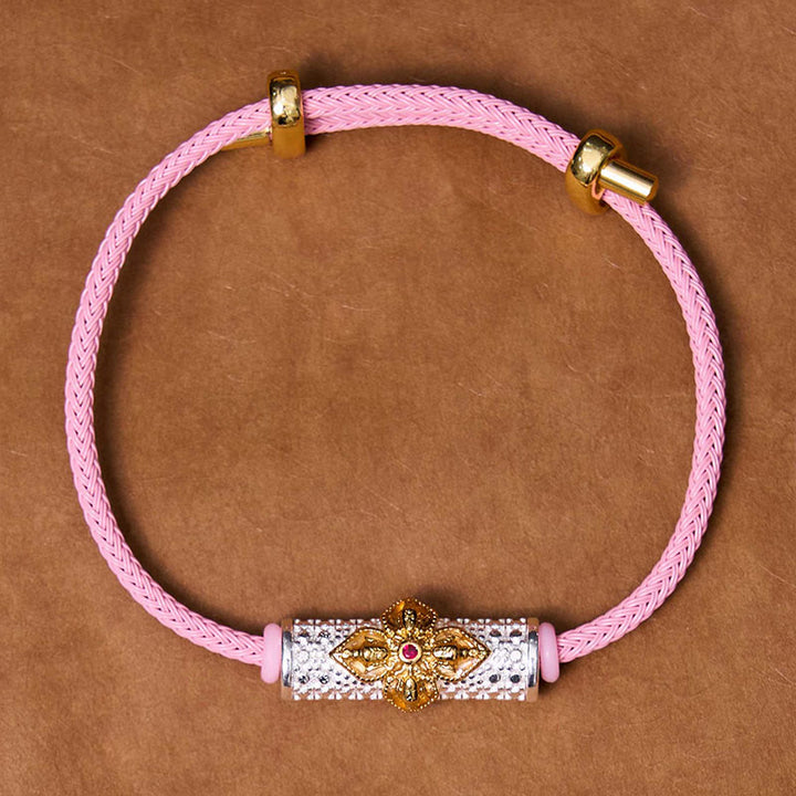 Pulsera de Cuerda Roja de Suerte de Cobre Buddha Stones