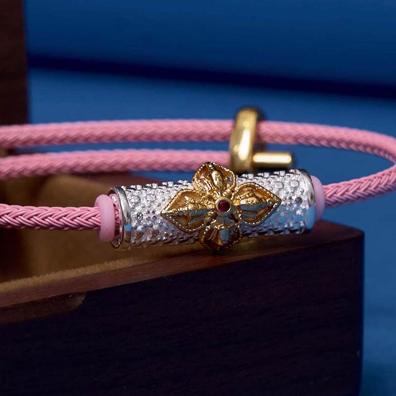 Pulsera de Cuerda Roja de Suerte de Cobre Buddha Stones