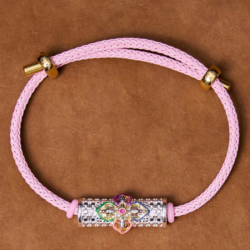 Pulsera de Cuerda Roja de Suerte de Cobre Buddha Stones