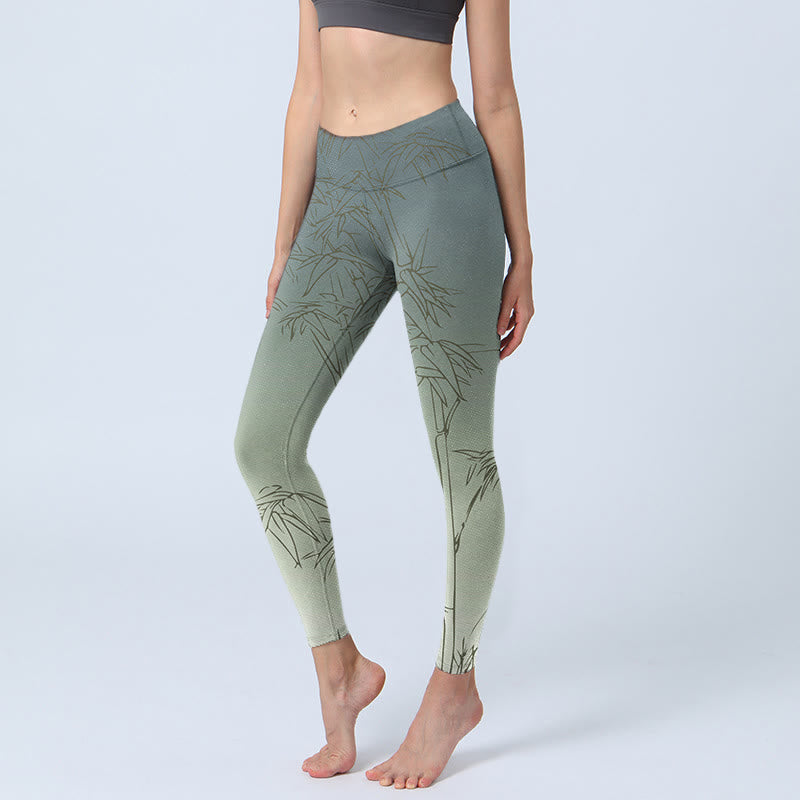 Leggings deportivos con estampado de Buddha Stones para mujer - Gainsboro - US18,UK/AU22,EU50 (4XL) - image 1