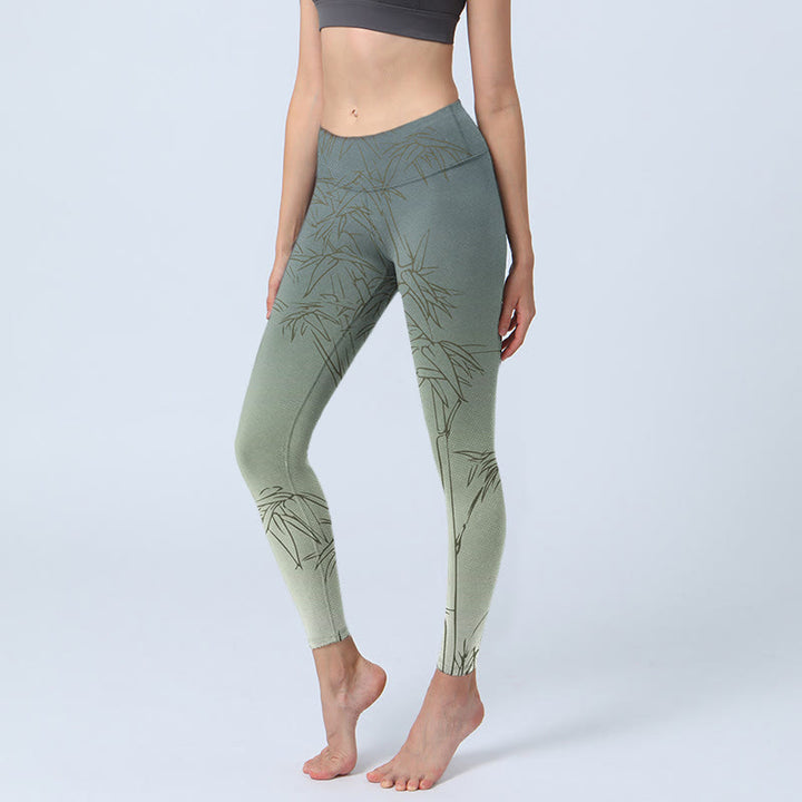 Leggings deportivos con estampado de Buddha Stones para mujer - Gainsboro - US18,UK/AU22,EU50 (4XL) - image 1