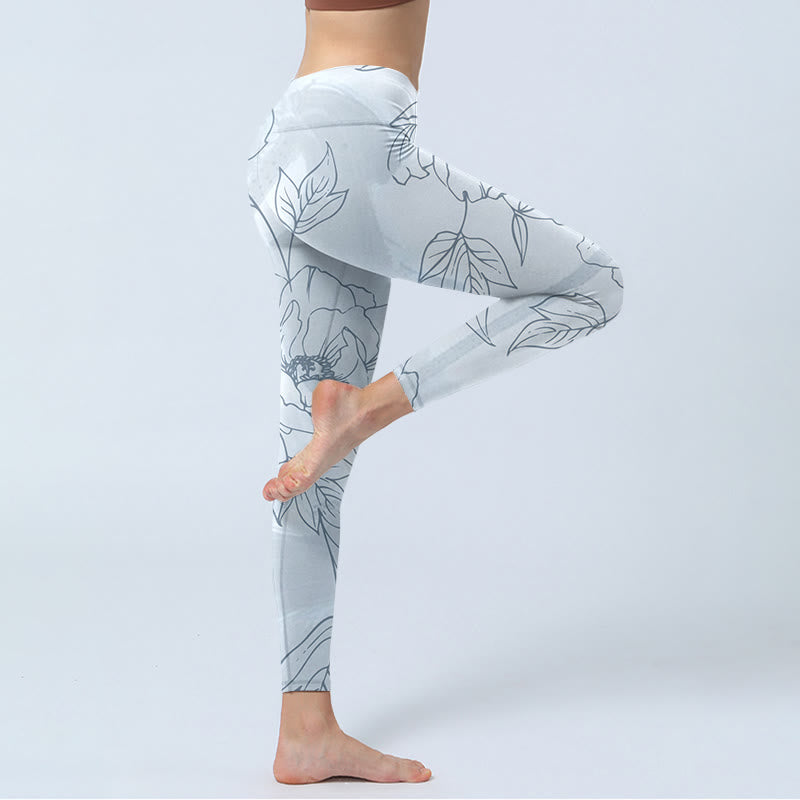 Leggings de yoga para mujer con estampado de Buddha Stones - image 4