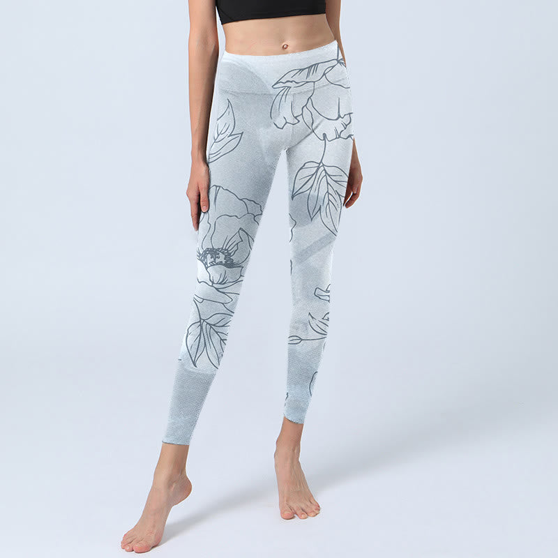 Leggings de yoga para mujer con estampado de Buddha Stones - image 6