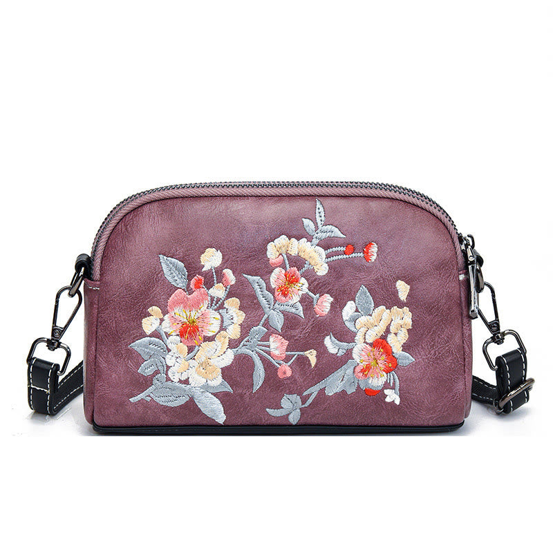Bolso de mano con Buddha Stones, peonía, flores de granada, bolso de mano para compras, bolso de hombro, bolso cruzado
