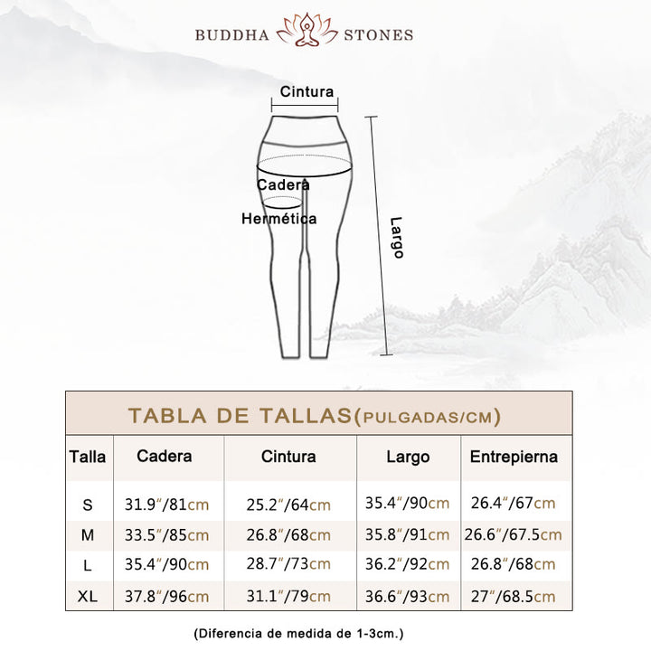 Buddha Stones Rose Lines Tiger Leopard Print Deportes Fitness Leggings de cintura alta Pantalones de yoga para mujer con bolsillos