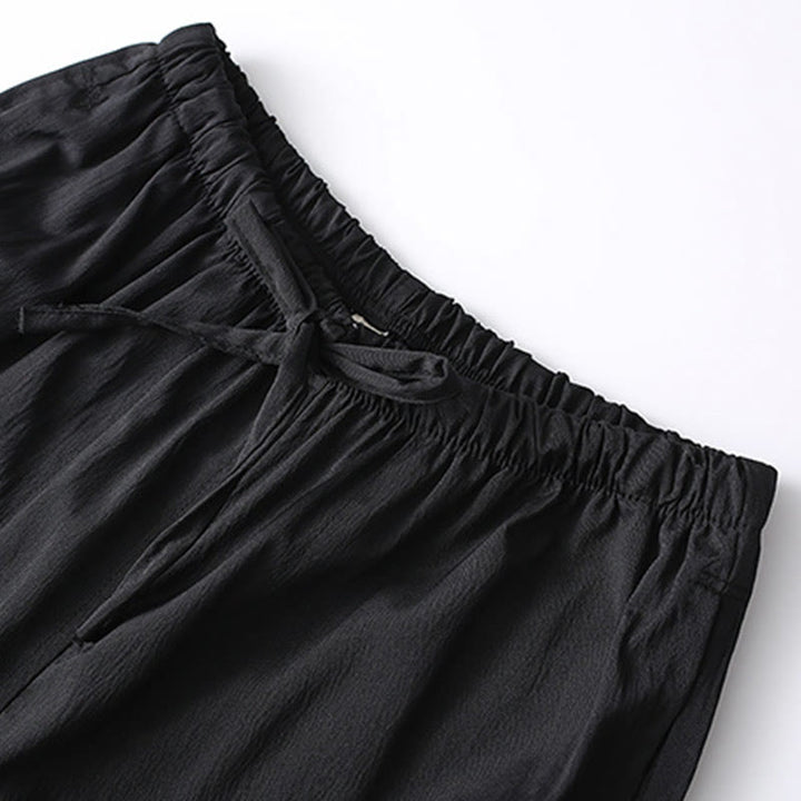 Conjunto de 2 piezas de camisa y pantalones de manga larga con botones de rana y traje tradicional de Tang con Buddha Stones para hombre - image 11