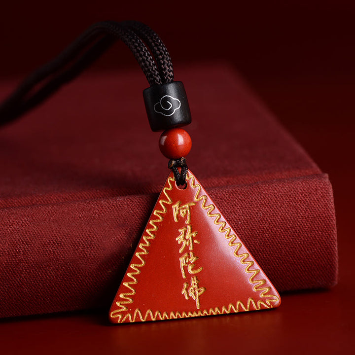 Colgante de collar de Amitabha con Buddha Stones
