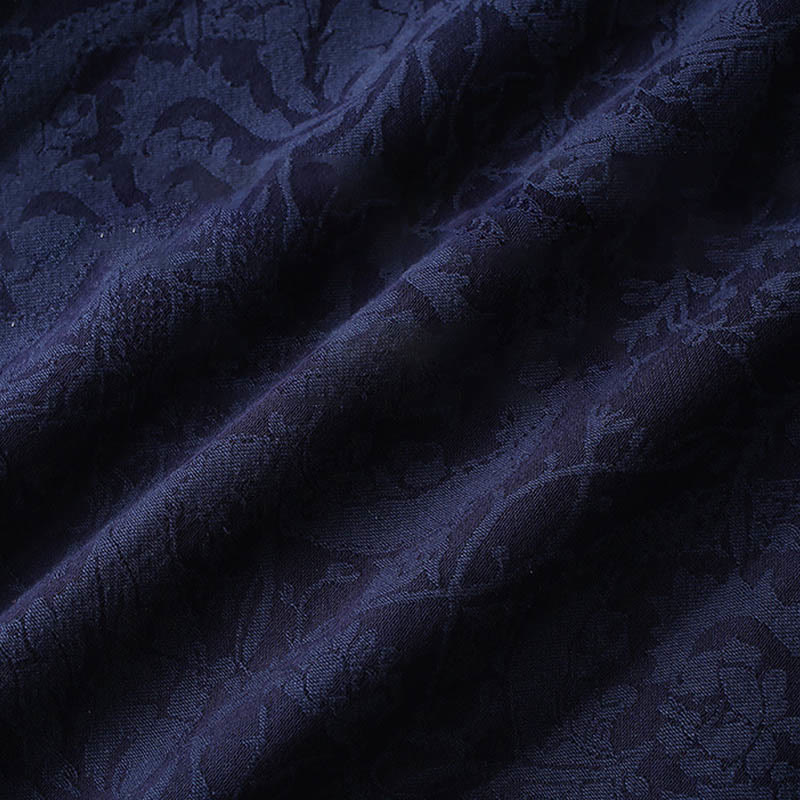 Conjunto de 2 Buddha Stones de traje Tang para hombre con diseño de enredadera de jacquard y botones de rana de algodón, camisa de manga larga y pantalones - image 8