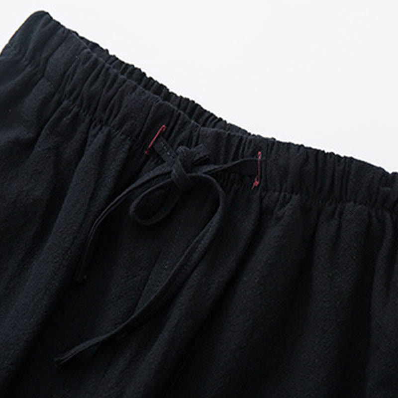 Conjunto de 2 Buddha Stones de traje Tang para hombre con diseño de enredadera de jacquard y botones de rana de algodón, camisa de manga larga y pantalones - image 11