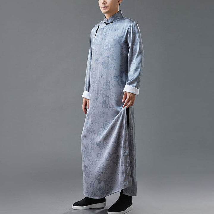 Buddha Stones , túnica de algodón con dragón para hombre