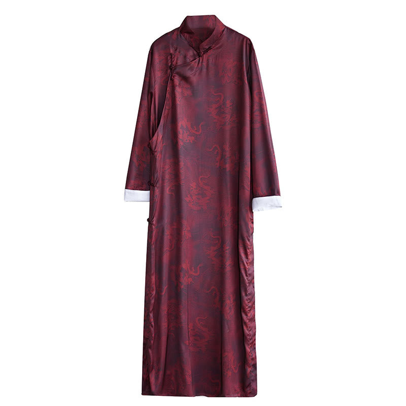 Buddha Stones , túnica de algodón con dragón para hombre