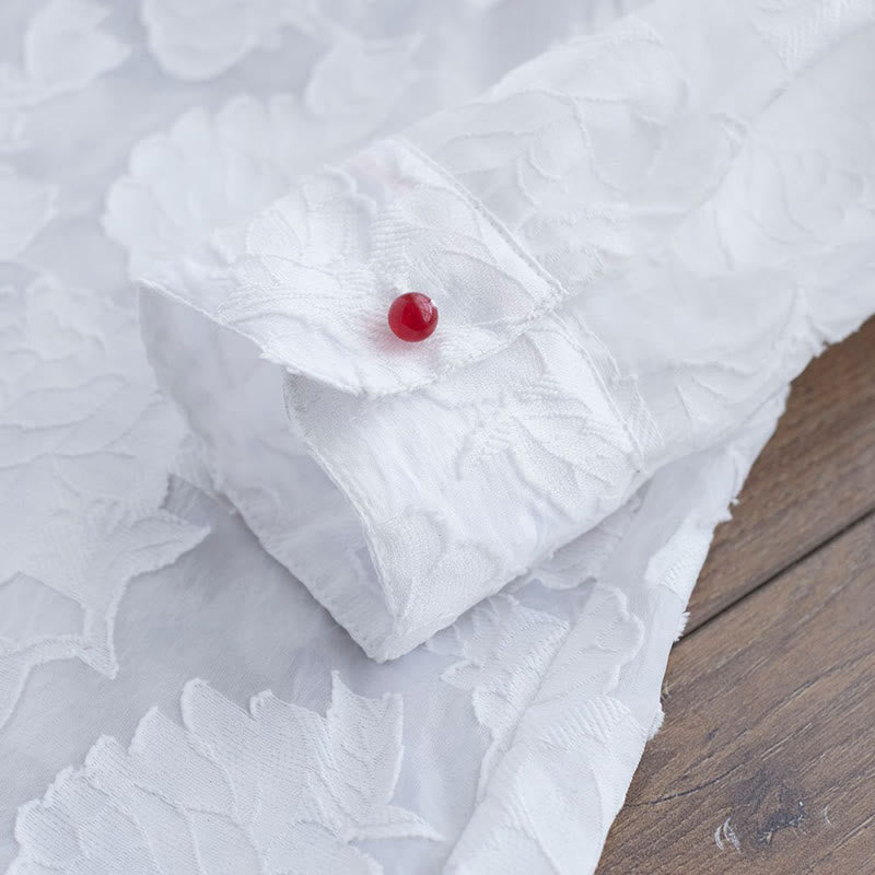 Abrigo de algodón con Buddha Stones para hombre