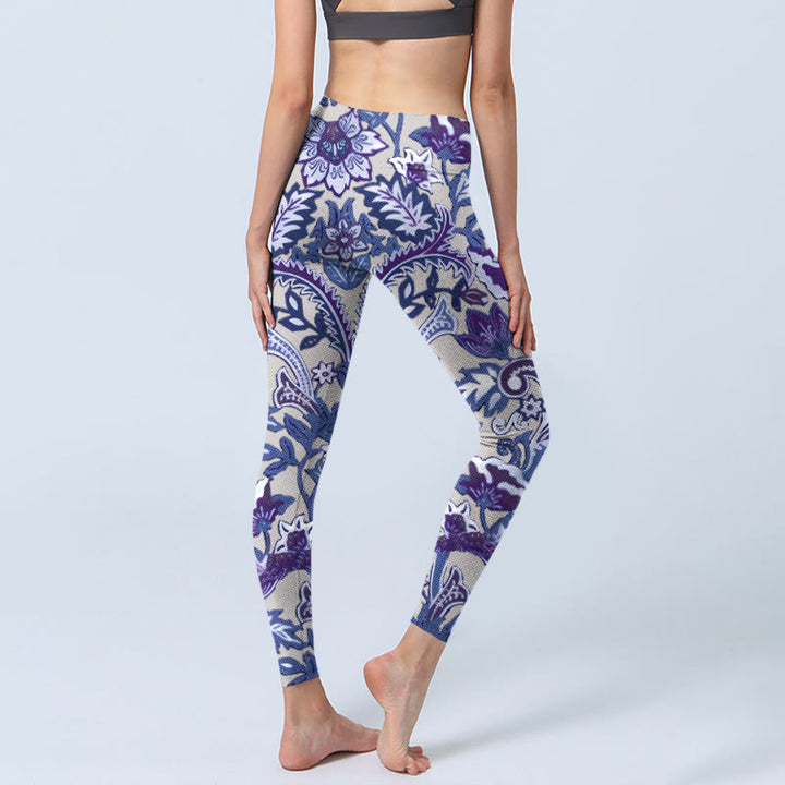 Leggings de fitness para gimnasio con estampado de Buddha Stones para mujer - image 5