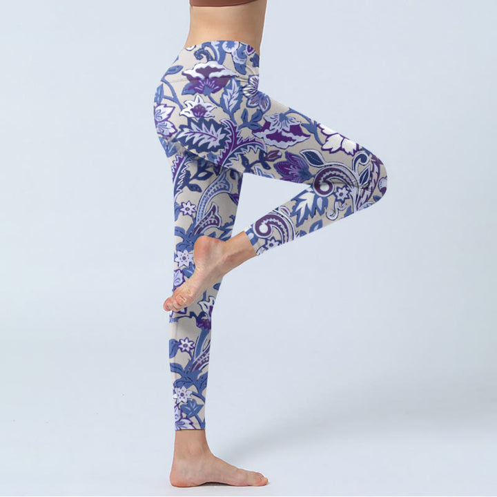 Leggings de fitness para gimnasio con estampado de Buddha Stones para mujer - image 4