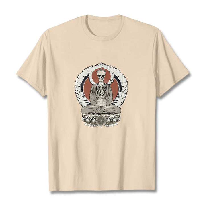 Camiseta con estampado de esqueleto de Buddha Stones - Sopa de mariscos - 2XL - image 9