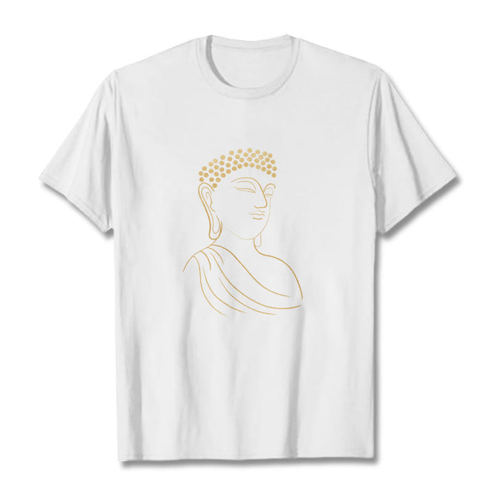 Camiseta con estampado de Buddha Stones de Buda - Blanco - 2XL - image 6