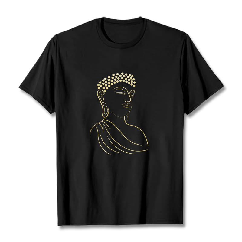 Camiseta con estampado de Buddha Stones de Buda - Negro - 2XL - image 1