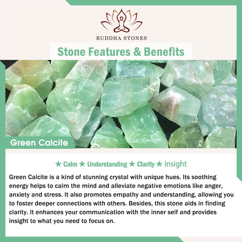 Pulsera de bendición con Buddha Stones, turquesa blanca, jaspe Picasso y calcita verde