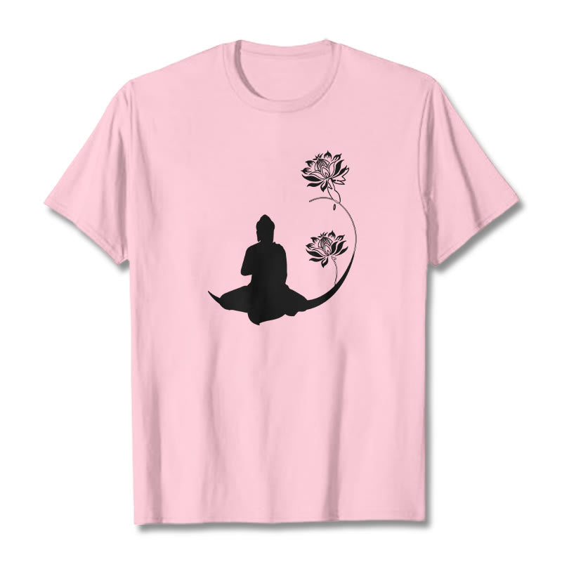 Camiseta con estampado de Buddha Stones de Buda - Rosa claro - 2XL - image 13