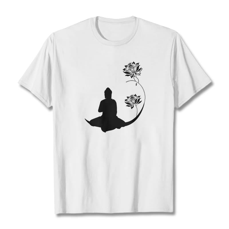 Camiseta con estampado de Buddha Stones de Buda - Blanco - 2XL - image 6