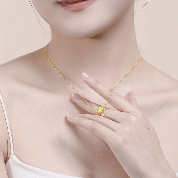 Collar con colgante de plata de ley 925 con Buddha Stones y loto que aleja a los malos espíritus - image 6