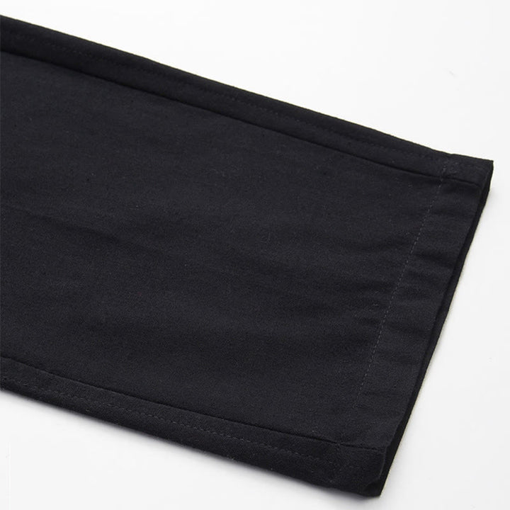 Conjunto de 2 piezas de camisa y pantalones de manga larga de algodón con botones de rana para hombre con Buddha Stones - image 11