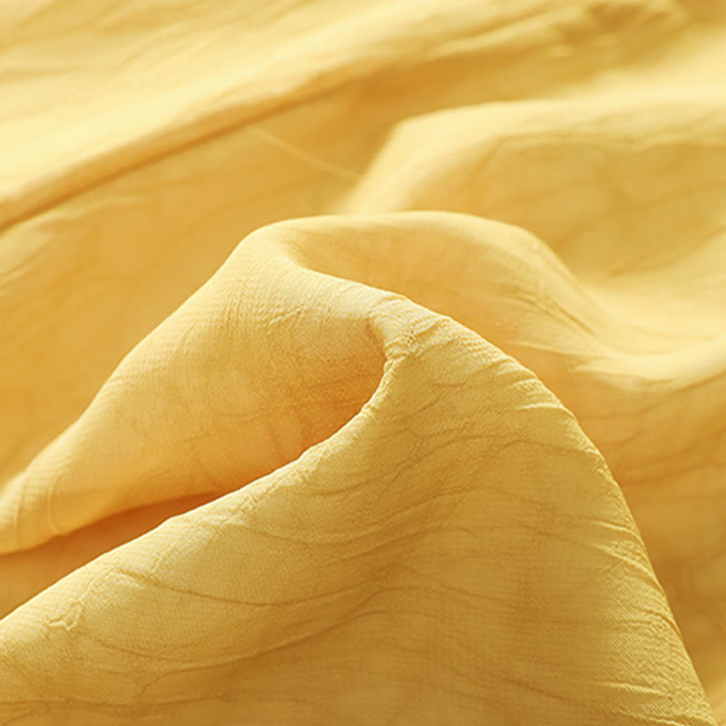 Vestido camisero con botones de rana y bordado de flores para mujer de Buddha Stones, pantalones de pierna ancha - image 12